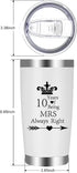 10 years Wedding Engagement Anniversary Tumblers for Couples